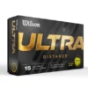 Wilson Ultra Distance 15 Ball Pack Yellow Golf Balls -Golf Sales Shop ws ultra yel